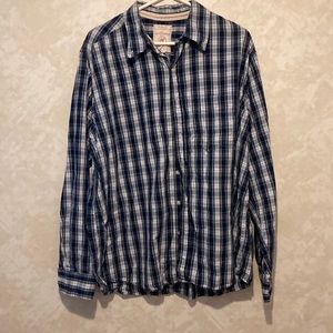 Red Camel vintage quality, XL long sleeve, lightweight plaid button down